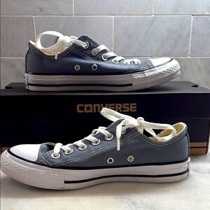 NWT - Converse All Star Charcoal Low-Top Sneakers